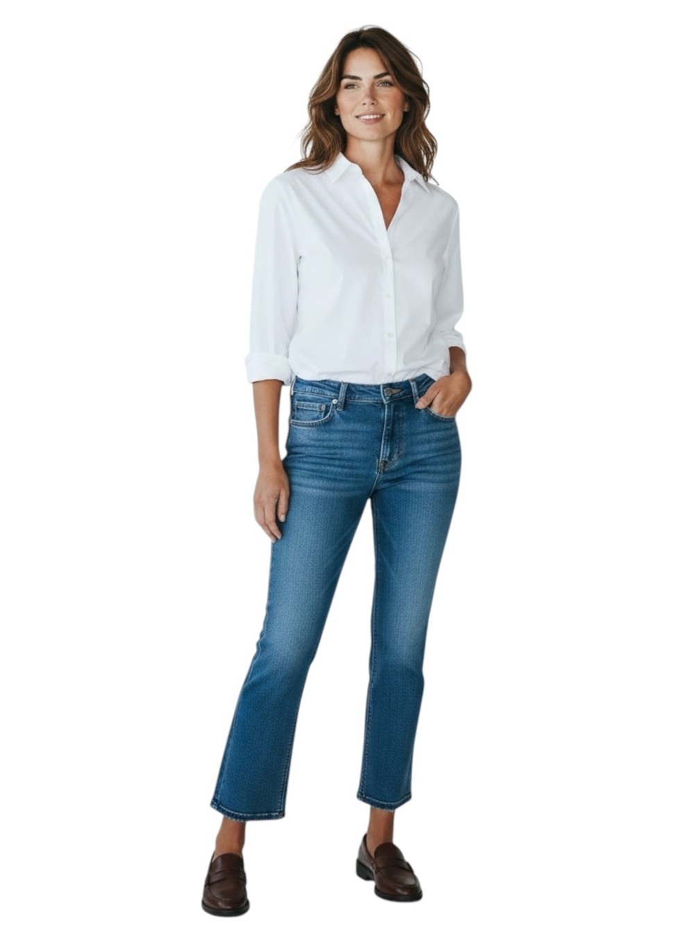 KANCAN NWT Low Rise Crop Flare Jeans in Size 15/31 — NWT — On Trend!!! - Picture 2 of 14